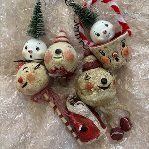Johanna Parker Primitives by Kathy Vintage New Christmas Ornaments